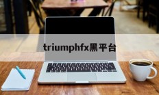 triumphfx黑平台(黑平台打不开了了怎么办)